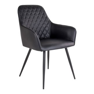 Harbo Dining Chair - Chair in black PU HN1223
